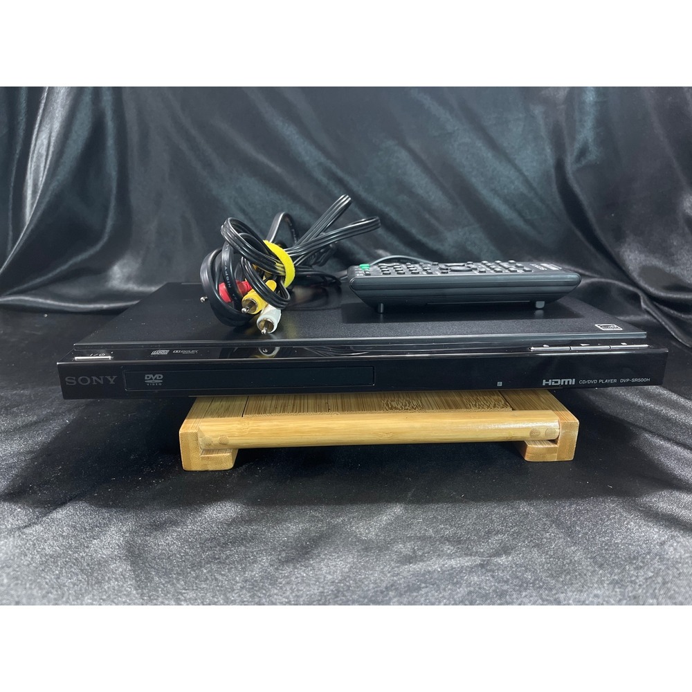 Sony DVP-SR500H CD DVD Player HDMI 1080p Upscaling Black with Remote All WORKS